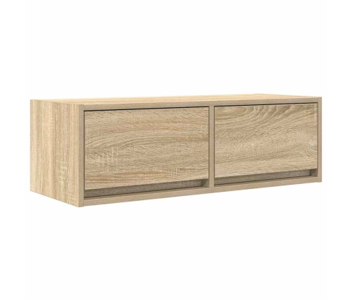 Mueble de TV de roble Sonoma 80x31x25,5 cm Madera de ingeniería