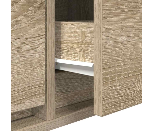 Mueble de TV de roble Sonoma 80x31x25,5 cm Madera de ingeniería