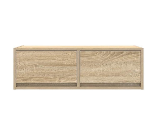 Mueble de TV de roble Sonoma 80x31x25,5 cm Madera de ingeniería