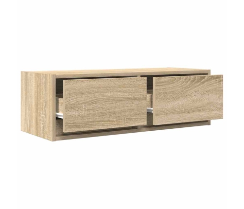 Muebles de TV 2 uds Roble Sonoma 80x31x25,5cm Madera ingeniería