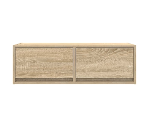 Muebles de TV 2 uds Roble Sonoma 80x31x25,5cm Madera ingeniería