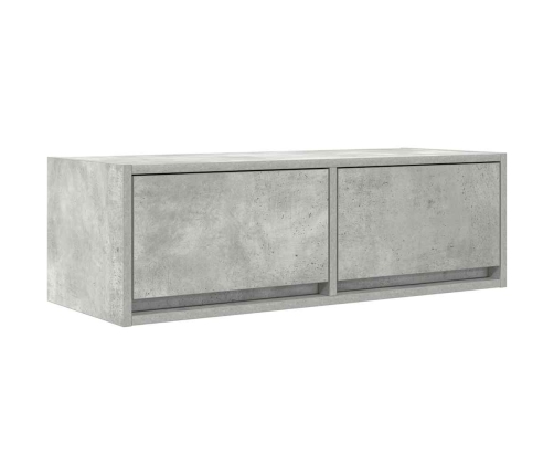 Muebles de TV 2uds madera ingeniería gris hormigón 80x31x25,5cm