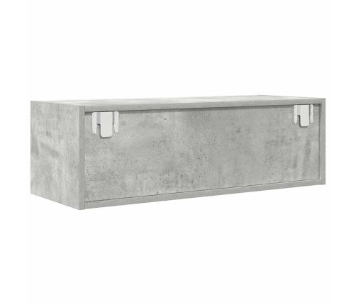 Muebles de TV 2uds madera ingeniería gris hormigón 80x31x25,5cm