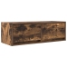 Mueble de TV de roble ahumado 80x31x25,5cm Madera de ingeniería