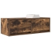 Mueble de TV de roble ahumado 80x31x25,5cm Madera de ingeniería