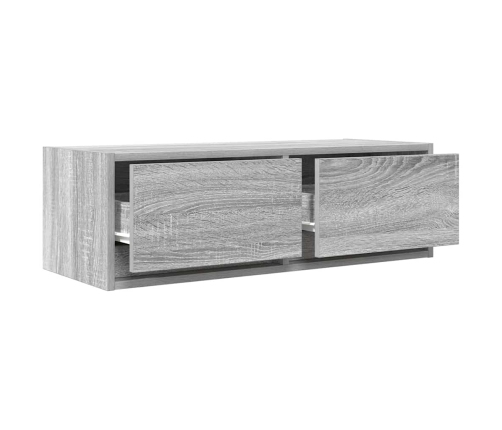 Mueble de TV madera de ingeniería gris Sonoma 80x31x25,5 cm