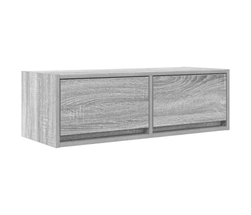 Muebles de TV 2 uds madera ingeniería gris Sonoma 80x31x25,5 cm