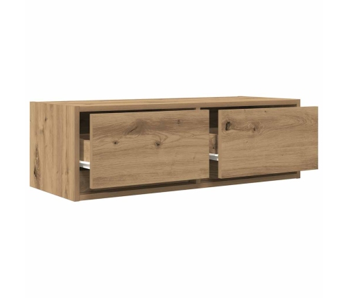 Muebles para TV 2 uds madera roble artisan 80x31x25,5 cm