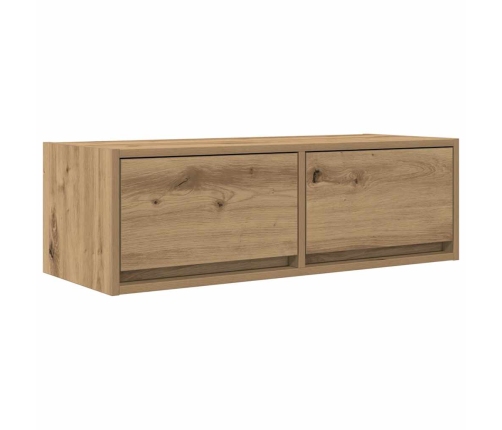 Muebles para TV 2 uds madera roble artisan 80x31x25,5 cm