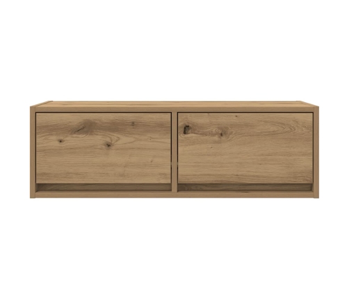 Muebles para TV 2 uds madera roble artisan 80x31x25,5 cm