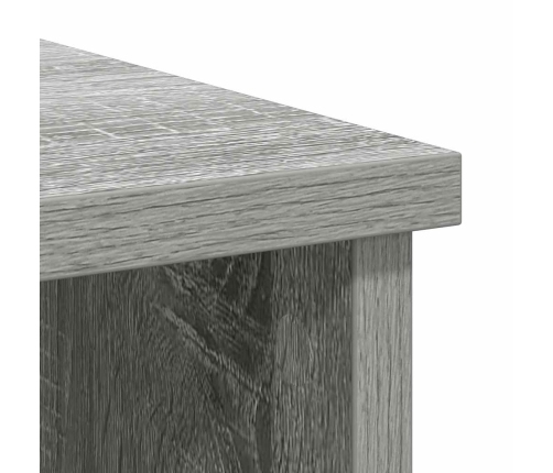 Aparador con cajón  Sonoma gris 101x35x76 cm madera ingeniería