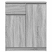 Aparador con cajón  Sonoma gris 71x35x84 cm madera de ingeniería