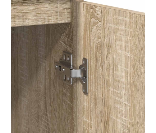 Aparador con cajón roble Sonoma 71x35x65 cm madera ingeniería