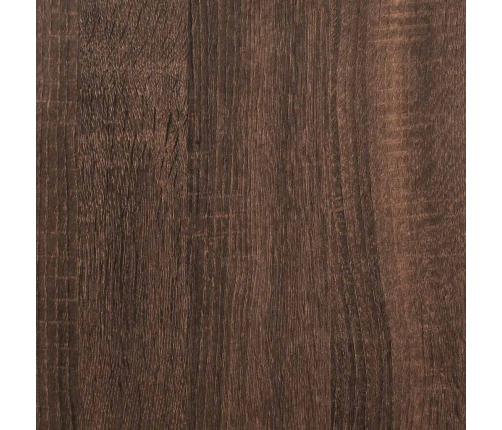 Aparador roble marrón 57x34x76 cm madera de ingeniería