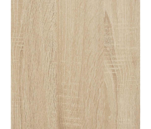 Aparador roble Sonoma 85x34x76 cm madera de ingeniería