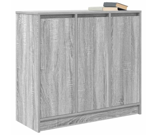 Aparador Sonoma gris 85x34x76 cm madera de ingeniería