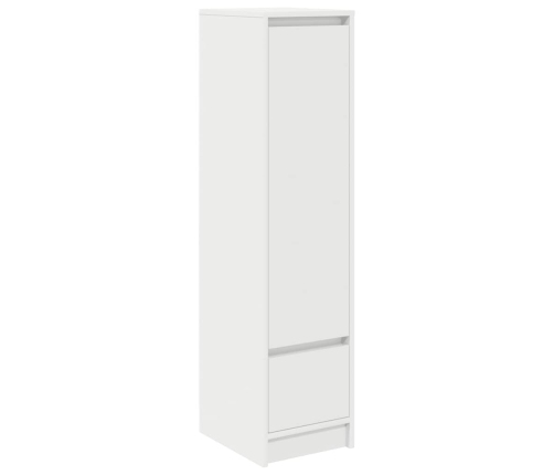 Aparador alto blanco 29,5x34x119,5 cm madera de ingeniería