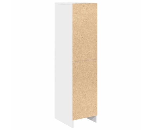 Aparador alto blanco 29,5x34x119,5 cm madera de ingeniería