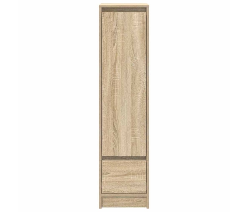 Aparador alto roble Sonoma 29,5x34x119,5cm madera de ingeniería