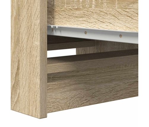 Aparador roble Sonoma 37,5x35x76 cm madera ingeniería