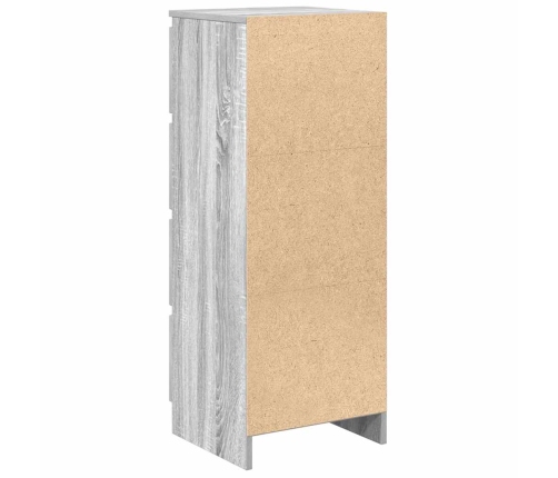 Aparador Sonoma gris 37,5x35x99 cm madera de ingeniería