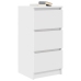 Aparador blanco 37,5x35x76 cm madera de ingeniería
