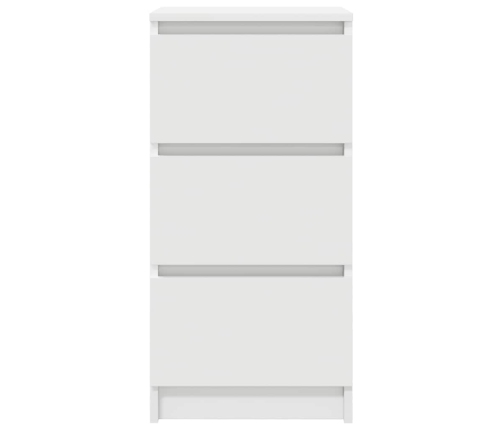 Aparador blanco 37,5x35x76 cm madera de ingeniería