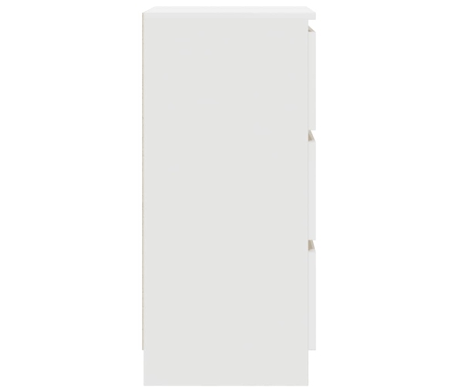 Aparador blanco 37,5x35x76 cm madera de ingeniería