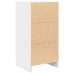 Aparador blanco 37,5x35x76 cm madera de ingeniería