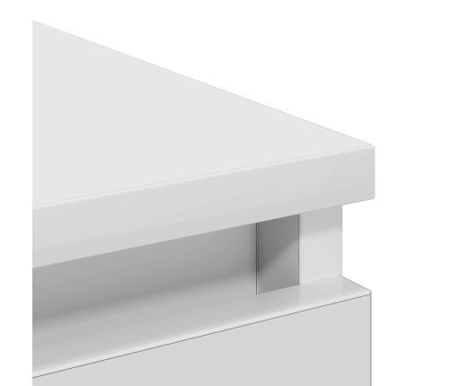 Aparador blanco 37,5x35x76 cm madera de ingeniería