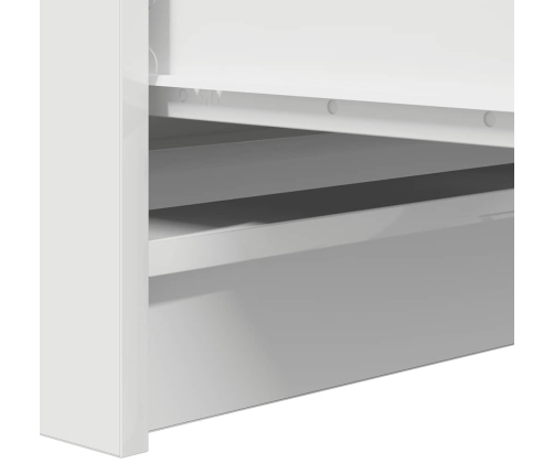 Aparador blanco 37,5x35x76 cm madera de ingeniería