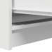 Aparador blanco 37,5x35x76 cm madera de ingeniería