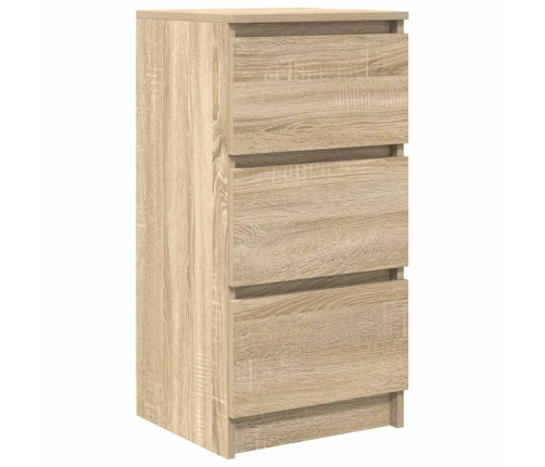 Aparador roble Sonoma 37,5x35x76 cm madera de ingeniería