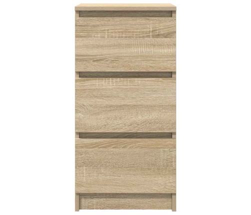 Aparador roble Sonoma 37,5x35x76 cm madera de ingeniería