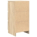 Aparador roble Sonoma 37,5x35x76 cm madera de ingeniería