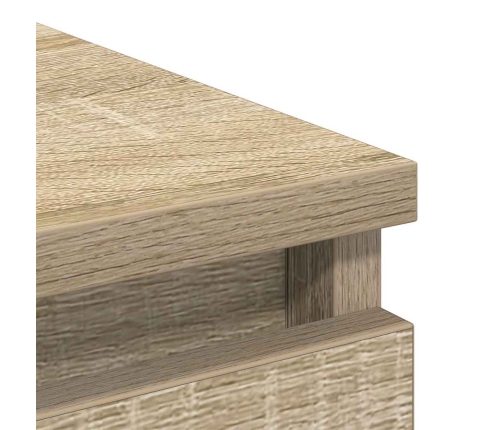 Aparador roble Sonoma 37,5x35x76 cm madera de ingeniería