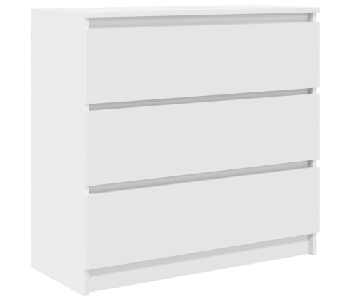 Aparador blanco 80x35x76 cm madera de ingeniería
