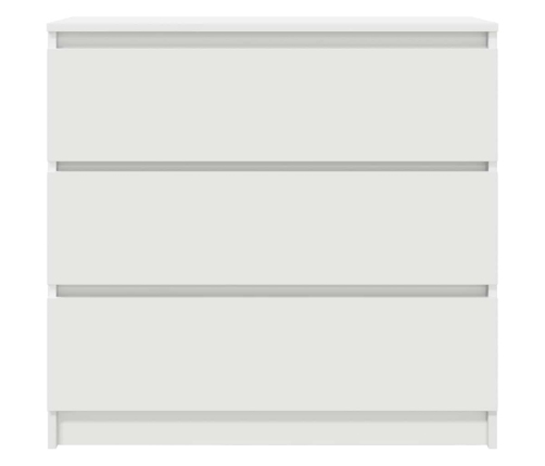 Aparador blanco 80x35x76 cm madera de ingeniería