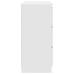 Aparador blanco 80x35x76 cm madera de ingeniería