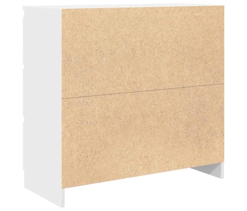 Aparador blanco 80x35x76 cm madera de ingeniería