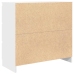 Aparador blanco 80x35x76 cm madera de ingeniería