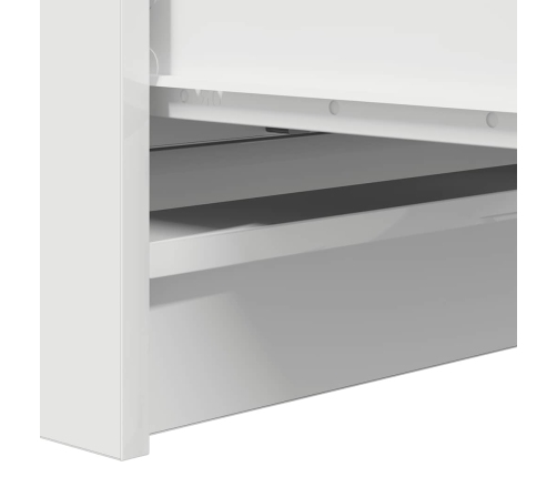 Aparador blanco 80x35x76 cm madera de ingeniería