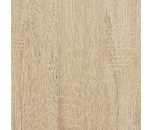 Aparador de roble Sonoma 80x35x76 cm de madera de ingeniería