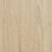 Aparador de roble Sonoma 80x35x76 cm de madera de ingeniería