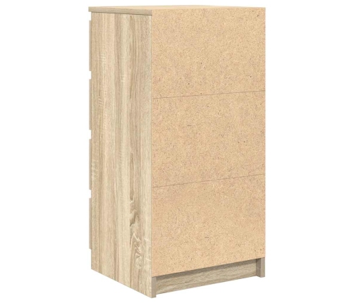 Aparador roble Sonoma 37,5x35x76 cm madera de ingeniería