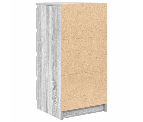 Aparador Sonoma gris 37,5x35x76 cm madera de ingeniería