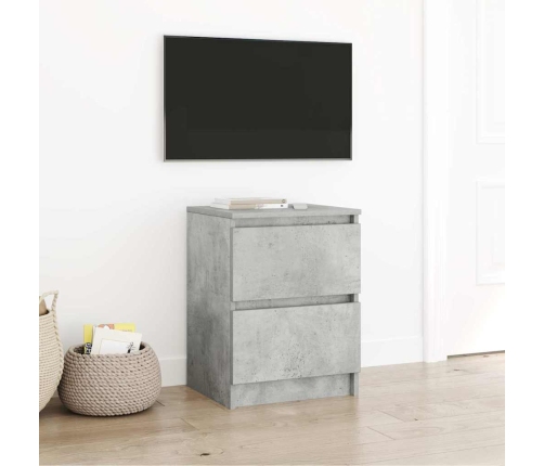 Mueble de TV de madera de ingeniería gris hormigón 40x35x54 cm