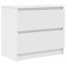 Mueble para TV madera contrachapada blanco 60x35x54 cm