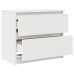 Mueble para TV madera contrachapada blanco 60x35x54 cm