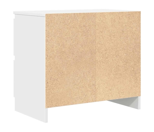 Mueble para TV madera contrachapada blanco 60x35x54 cm